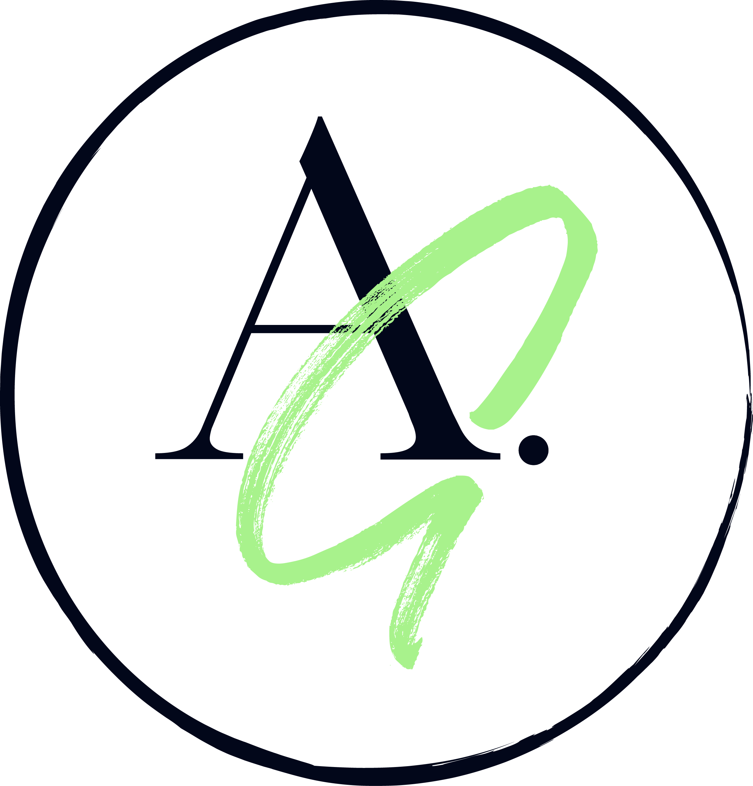 Alden Golf Signet (schwarz und hellgrün)